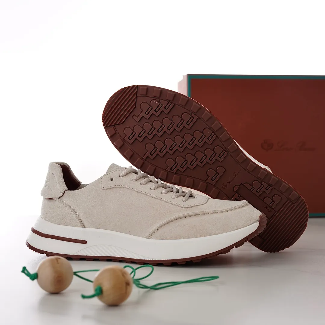 Factory price: 480💰 loro men's shoes💰iana/L men's shoes💰 Size: 38-45, customized 45 non-returnable Materials: The upper is made of elastic cloth for routing. Anti-fleece fabric is wrapped on the front and back to ensure stability. The back is equipped with a cushion to improve wearing comfort. Breathable mesh shoes. Elastic cloth inner𥚃 latex mesh insole. Sole I Men's Shoes💰Foam Combination T Men's Shoes💰U Outsole